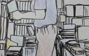 書店にて - おかず
