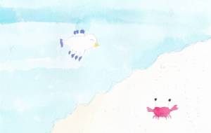 カモメとカニ - 空飛ぶクジラ