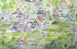 白川郷 - ねこライス