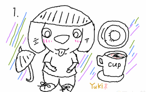 アンブレラの六月モノクロ - ユキ47アスタ