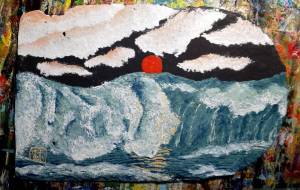 朝日と波涛 - 阿部貴志