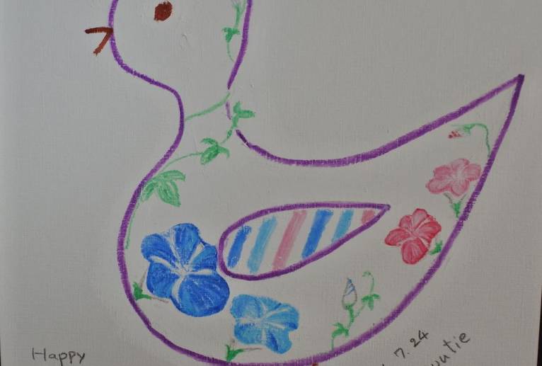 Happy Bird - tiny auntie 