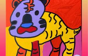 Blue Tiger - 【イベント】2022年寅年年賀状ネットスクウェア×障がい者アート協会デザインコンテスト