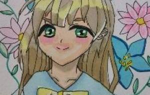 お花畑の中に - BlueMoon