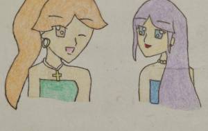 私(アリア)と彩香(さいか)とパーティードレス - Aria(アリア)