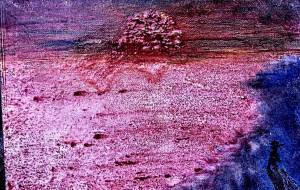 海に夕日 - 久保田 俊