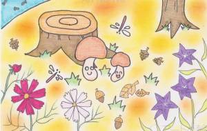 キノコの親子 - チカ