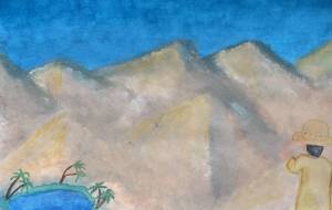 世界旅行シリーズ1 サハラ砂漠 - Hanaba Iro