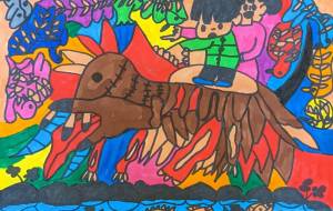 恐竜のような動物 - 田中郷