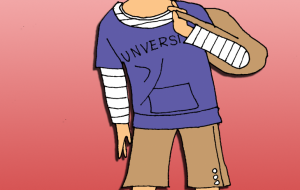 冬の女性 - みぎい@