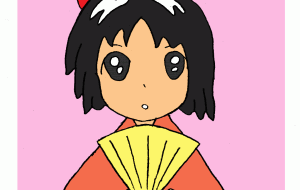 ひな祭りの女性 - みぎい@