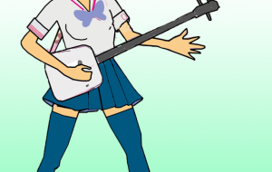 三味線と少女 - みぎい@