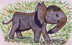 自然の中の子像 - ミチェル