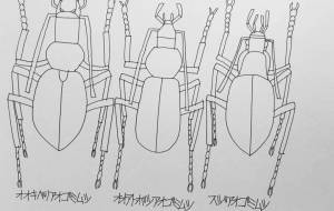 連続模様素材3 ゴミムシ3 - 【イベント】日本一おしゃれな制服制作プロジェクト応募作品