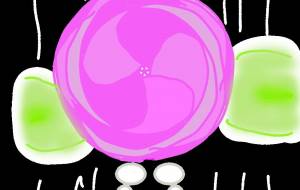 髪の上の花飾り - 宇佐山彩葉