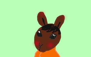 茶色ウサギの女の子 - 宇佐山彩葉