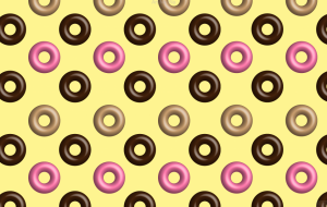 ドーナツみたいな背景 - ♢k_edge♢