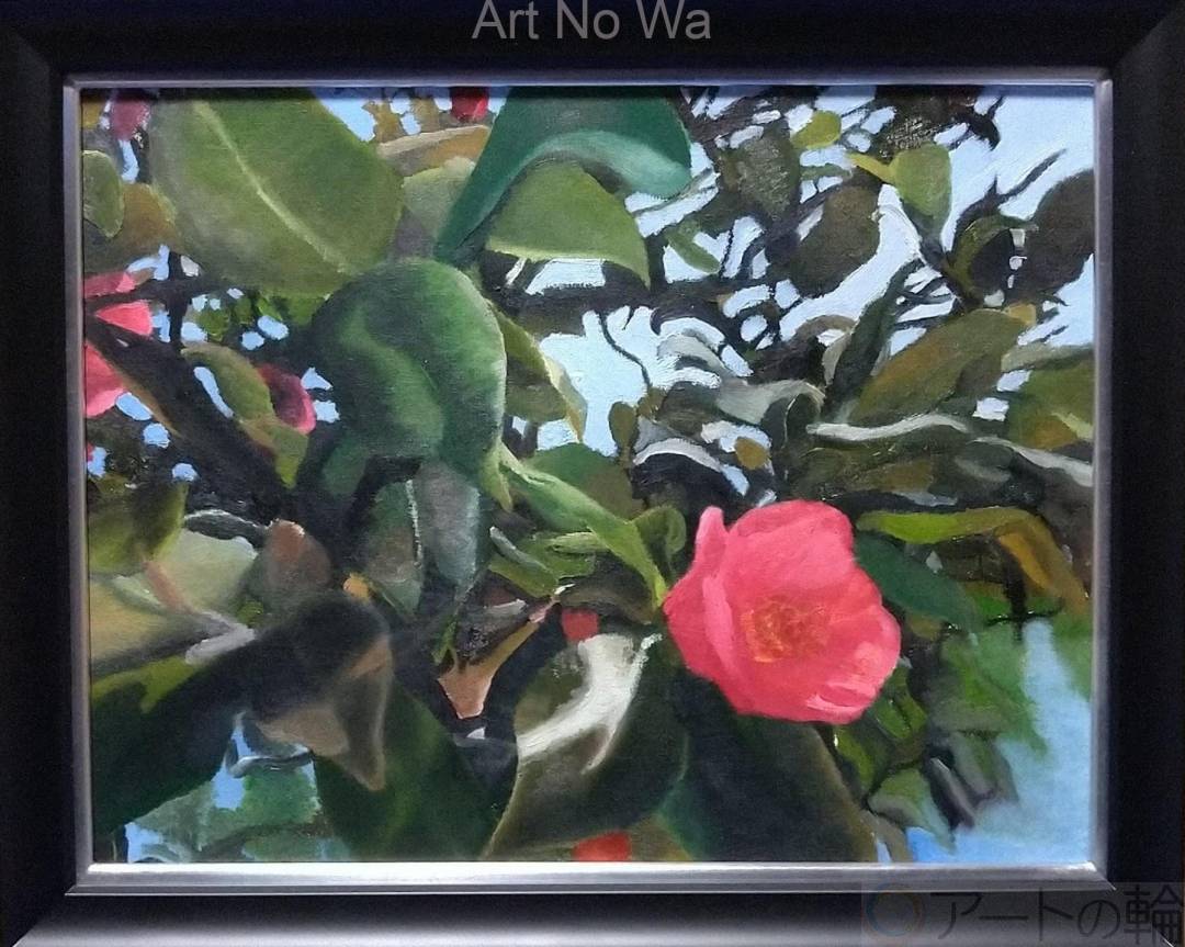 寒椿 アートの輪