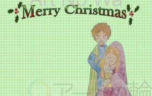 クリスマスカード - ミューズめぐみ