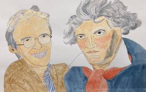 ベートーベンとS.ホーキング博士 - 【イベント】可能性アートプロジェクト 2022