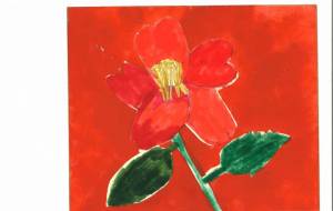 つばきの赤い花 - 【イベント】可能性アートプロジェクト 2022 