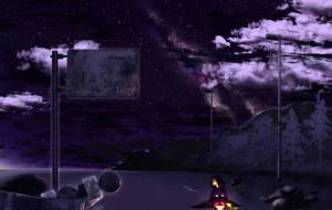 灯に色づく - シカ