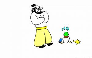 ランプの精 - 工房はんど yu-ma