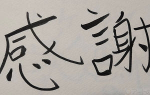 正面文字c感謝 - 【イベント】ちゃんくるマーケット正面文字「コトノハ」応募作品