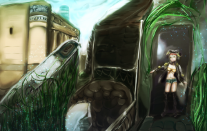 背景練習 - 秋澤景