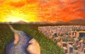 夕焼けの杜の都 - 阿部貴志