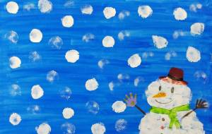 ポンポン雪だるま - SAYAKA