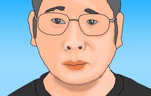 似顔絵・自画像 - みぎい@