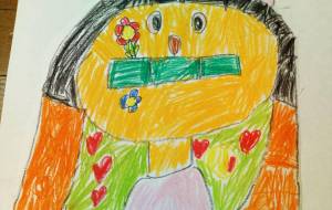 竹をくわえた女の子 - ユナルナ