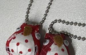 赤いフクロウ - 龍我