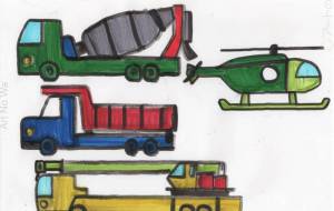 カラフルミキサー車 - 立川幹大