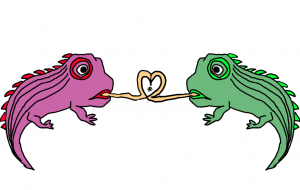 ハエの取り合い? - 星のピアノ