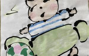 夏のお昼寝 - クルミ