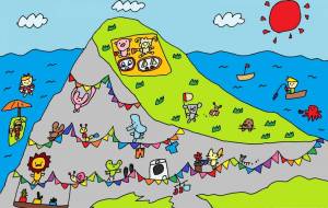 ジブラルタルロックでピクニック - 【イベント】生命保険会社様の社内ポスター3モチーフコンペ