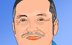 似顔絵Oさん - みぎい@