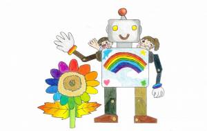 幸せを分けあうロボット - SAYAKA