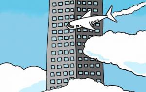 天空タワー～窓から見える青と白～ - 【イベント】生命保険会社様の社内ポスター３モチーフコンペ 