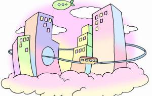 ふわふわタワー - 【イベント】生命保険会社様の社内ポスター3モチーフコンペ