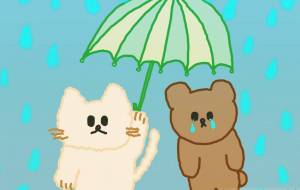 心に雨が降ったら傘さすね。 - Junna 