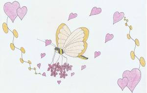 花に恋する蝶 - 【イベント】生命保険会社様の社内ポスター３モチーフコンペ 