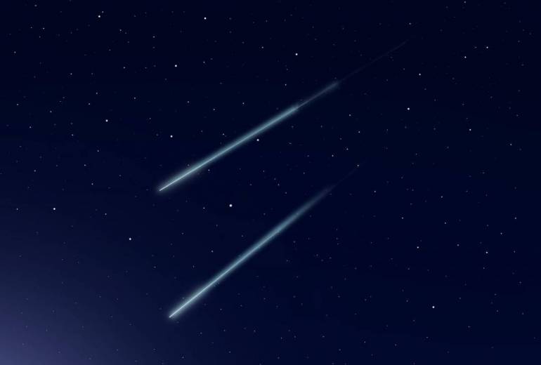 彗星が流れる夜
