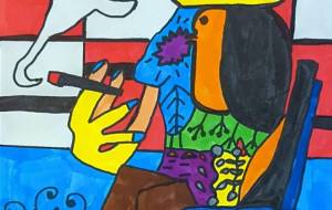 一服するリス - 田中郷