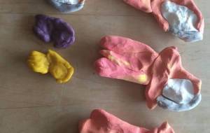 PILOTちゃん達(粘土)(オレンジ、イエロー、パープル) - ピロット