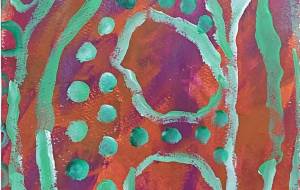 みどりの線と点 - ゆき