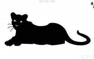 黒ヒョウ - シマハイエナ