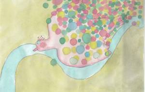 幸せを運んできた鳥 - 工房はんど toki